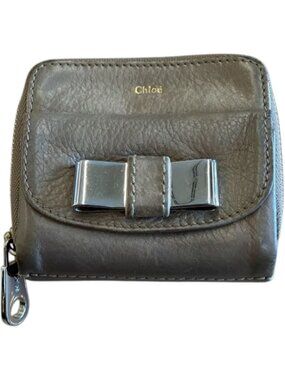 585151CR C1 Chloe Wallet Brown Leather